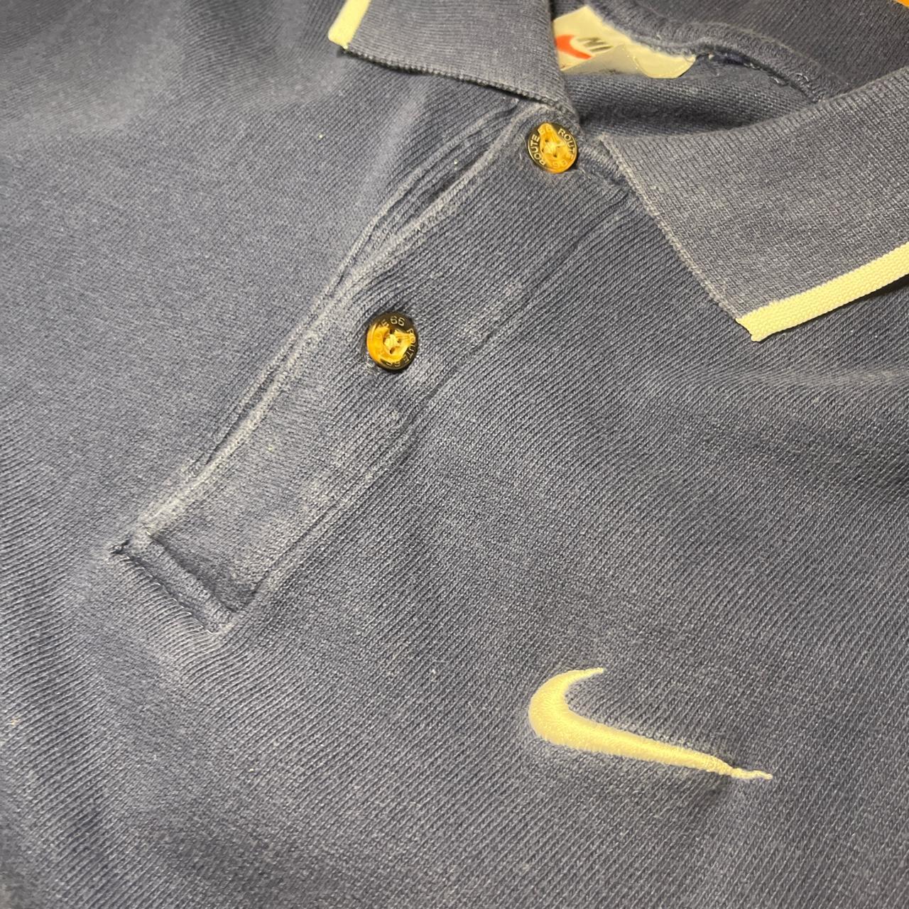 Nike Men's Navy and White Polo-shirts (2)