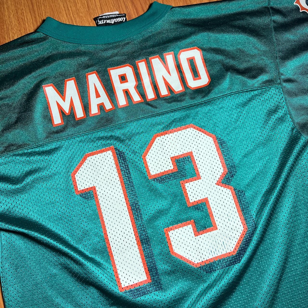 DAN MARINO MIAMI DOLPHINS VINTAGE 1990'S LOGO ATHLETIC JERSEY