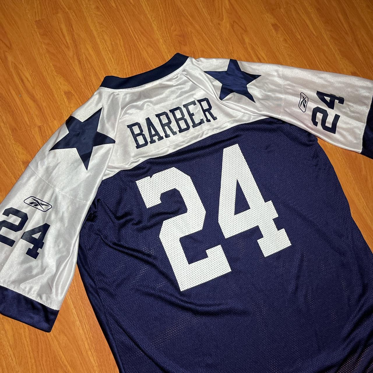 Vintage Dallas Cowboys #24 Marion Barber Jersey by Reebok Size L Throwback  Navy