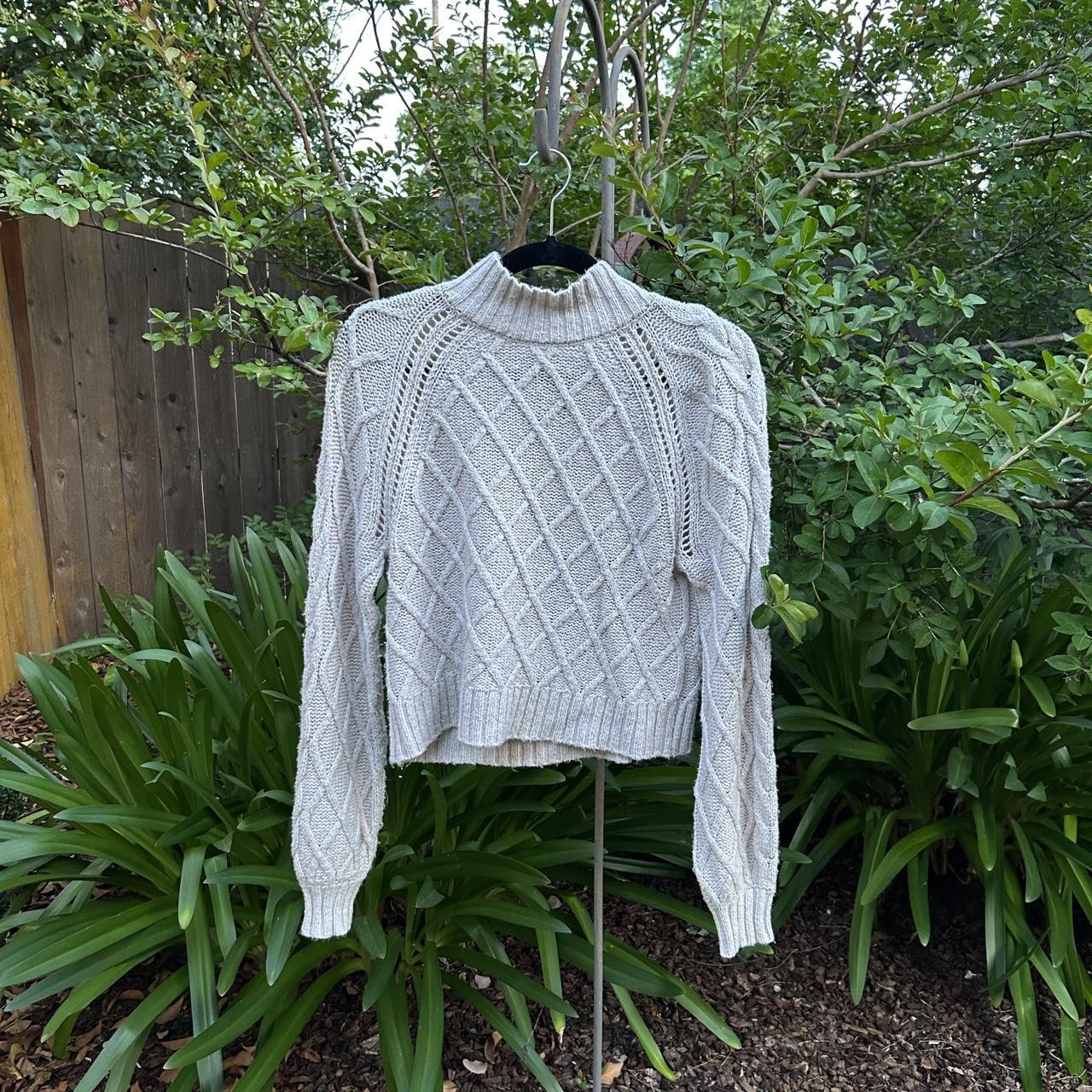 White winter-y sweater from American Eagle. 19... - Depop