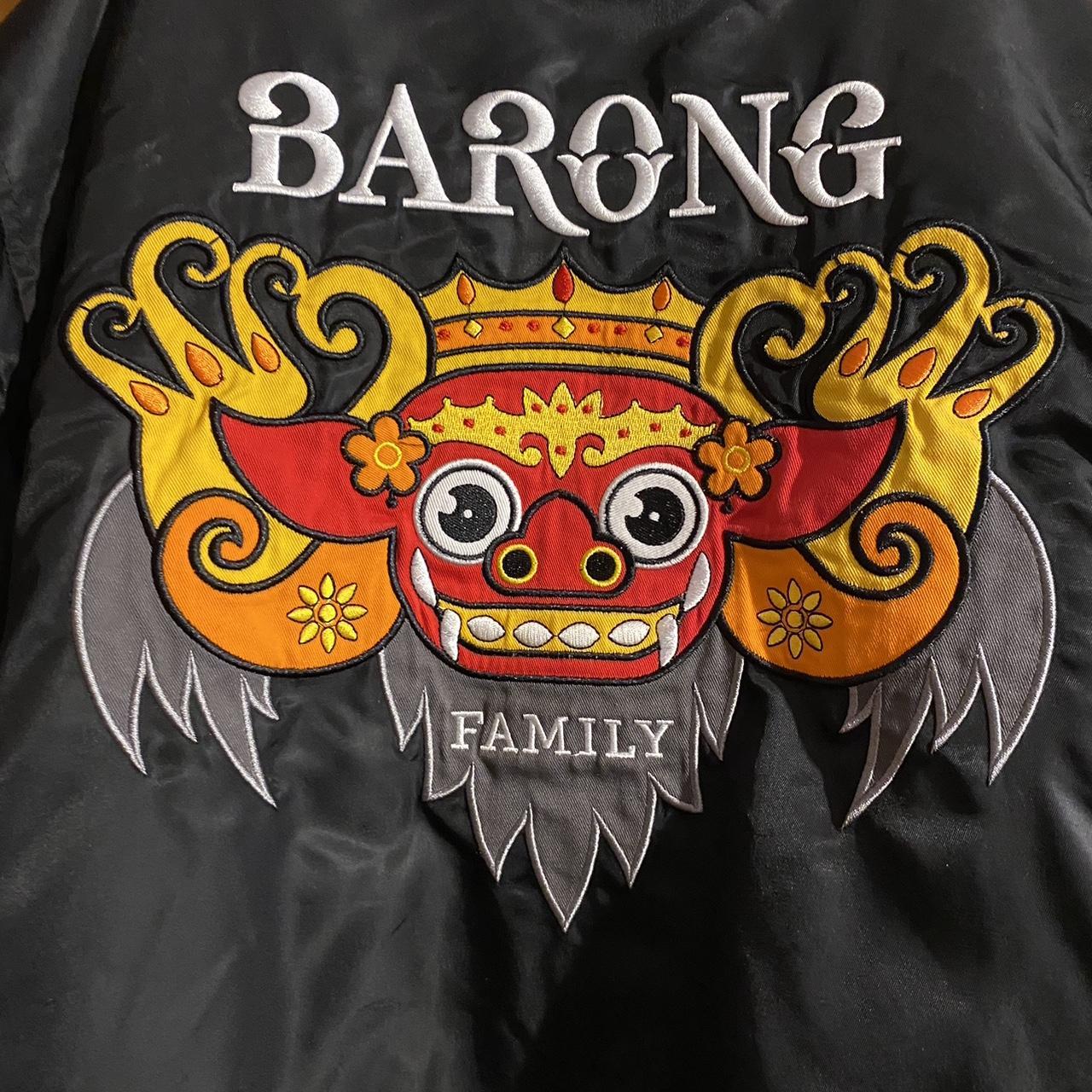 Barong Family Black Bomber Jacket Size Small S In... - Depop