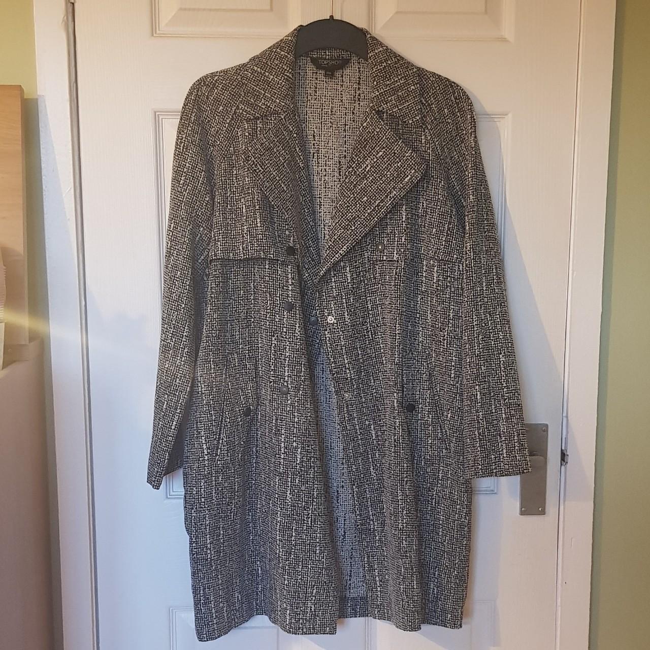 Brand new grey coat quite light, perfect... Depop