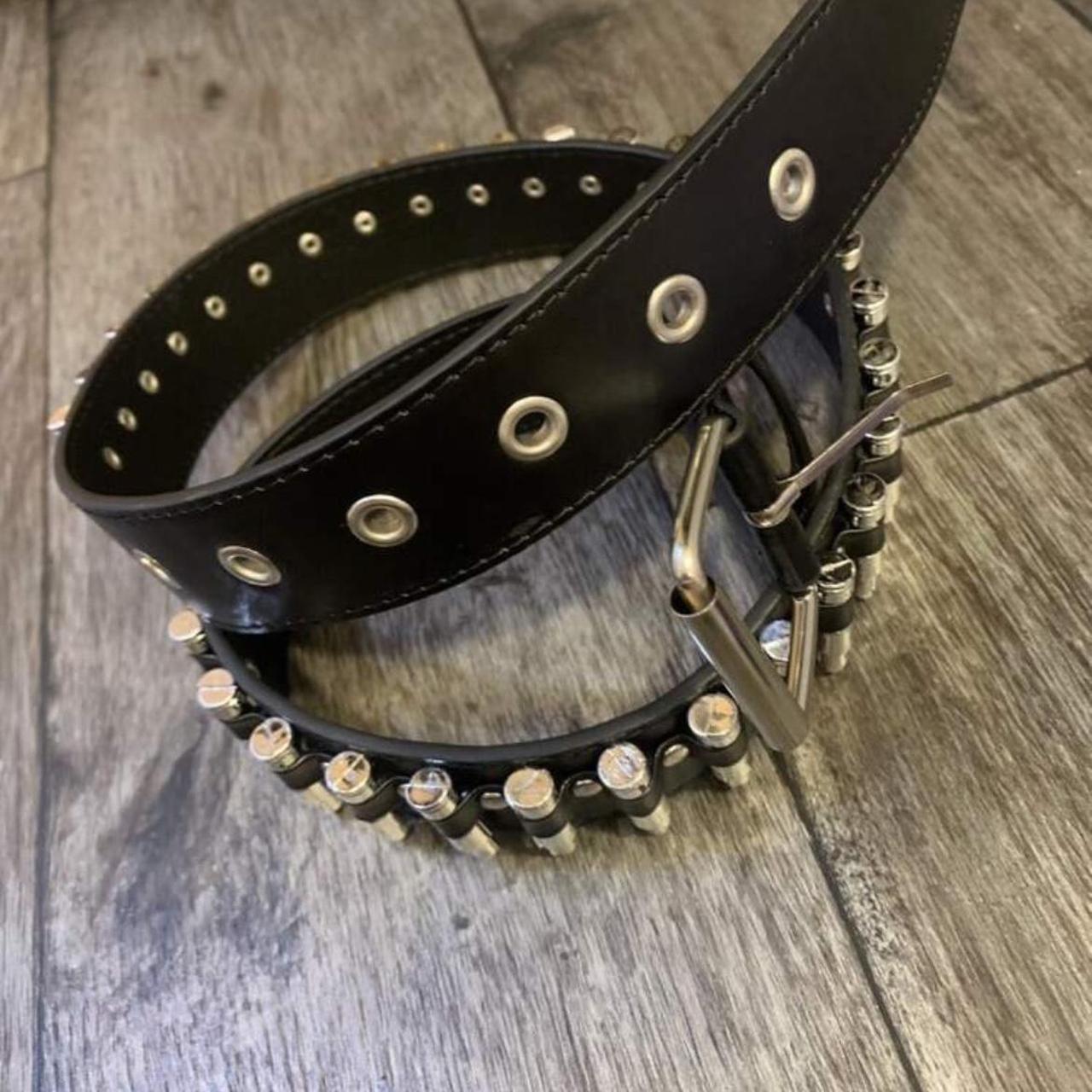 Bullet Rivet belt Emo belt Gothic Belt Punk belt... Depop