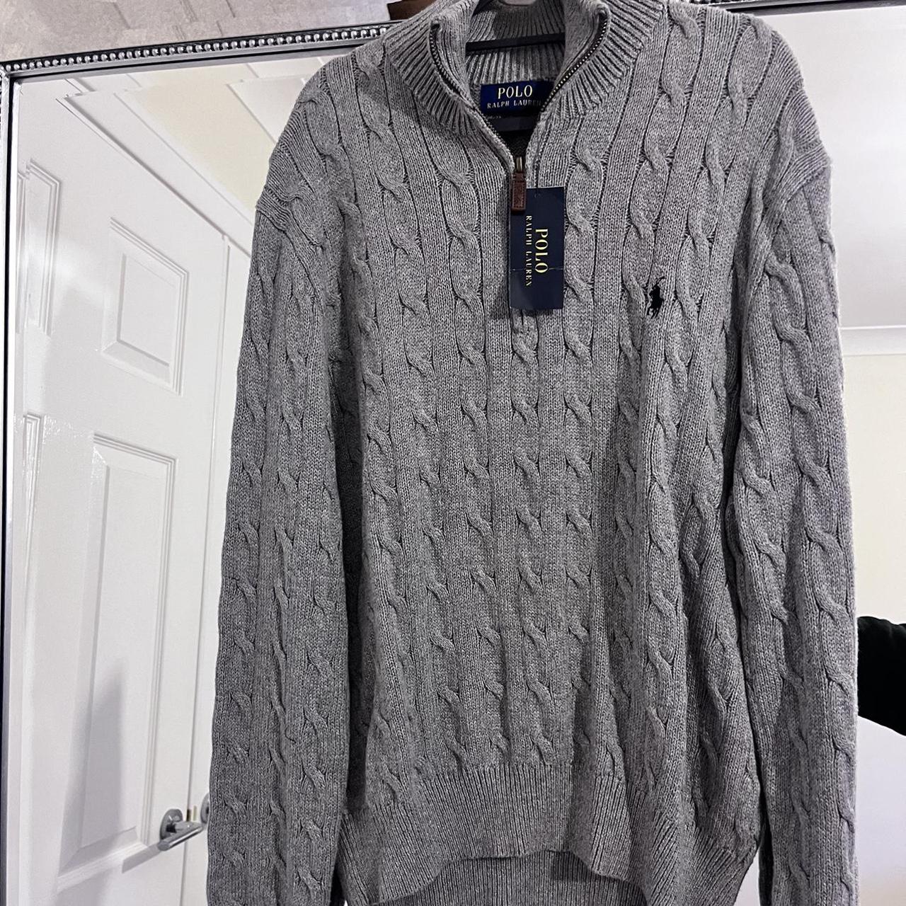 Polo Ralph Lauren Men's Grey Jumper | Depop