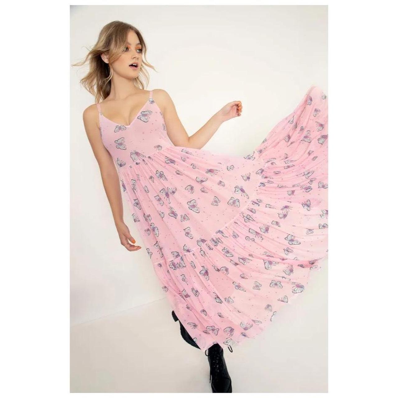 Blackmilk Clothing Butterfree Sheer Midaxi Dress. | Depop