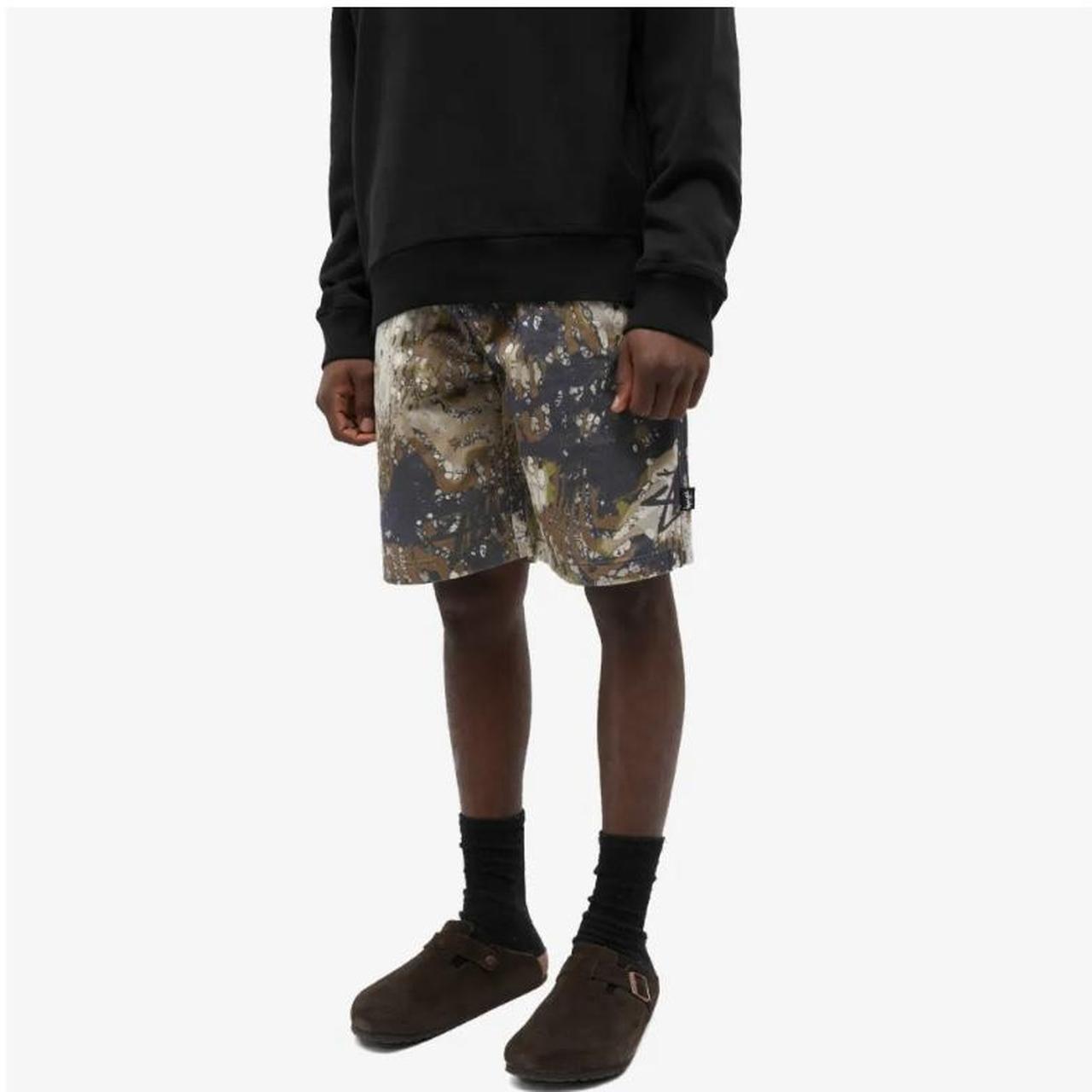 Stussy veil camo Bermuda beach shorts Size S | Depop