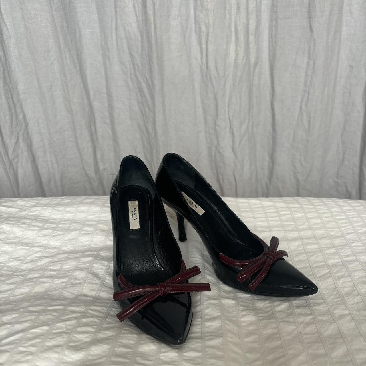 Prada milano heels best sale