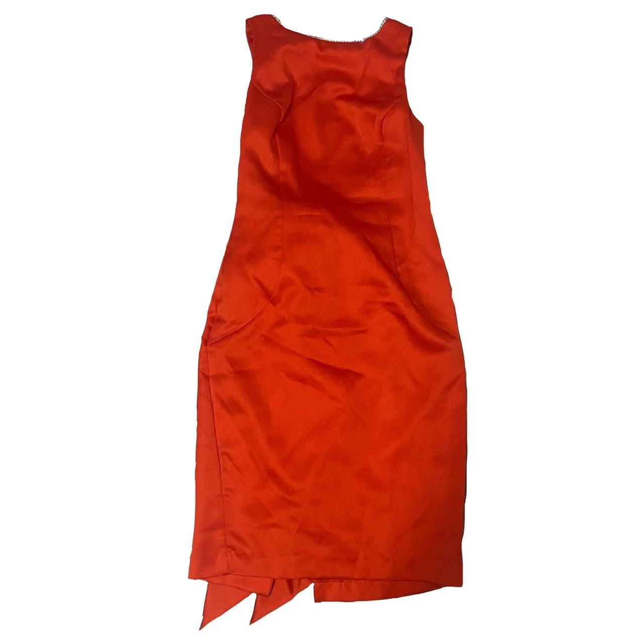 3LAB Women's Red and Orange Dress