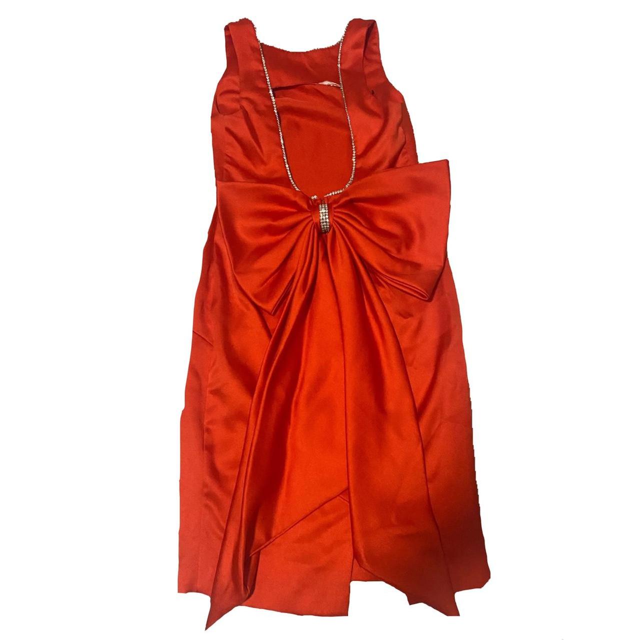 3LAB Women's Red and Orange Dress (2)