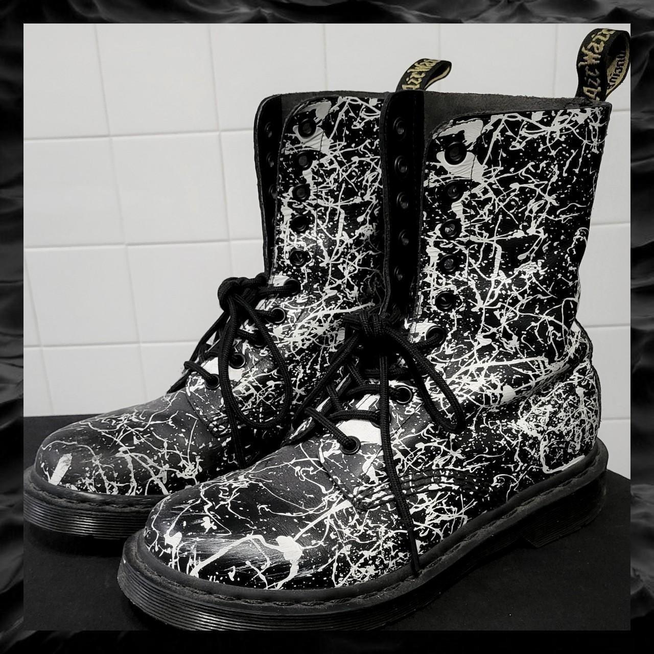 Paint on sale splatter boots