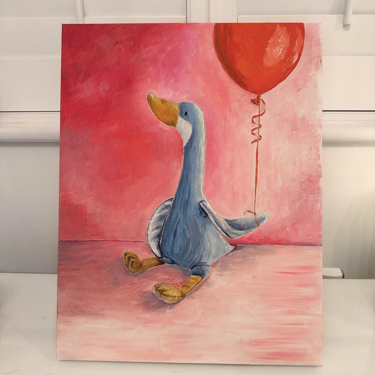 Jellycat runner duck teddy and balloon acrylic... Depop