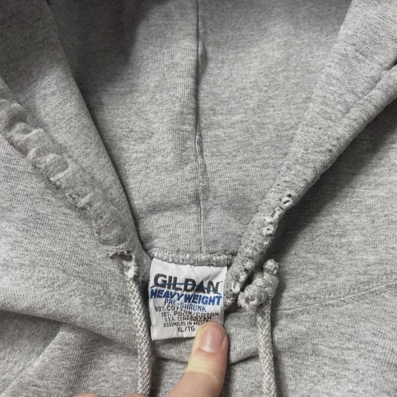 Men's Grey and Black Hoodie | Depop