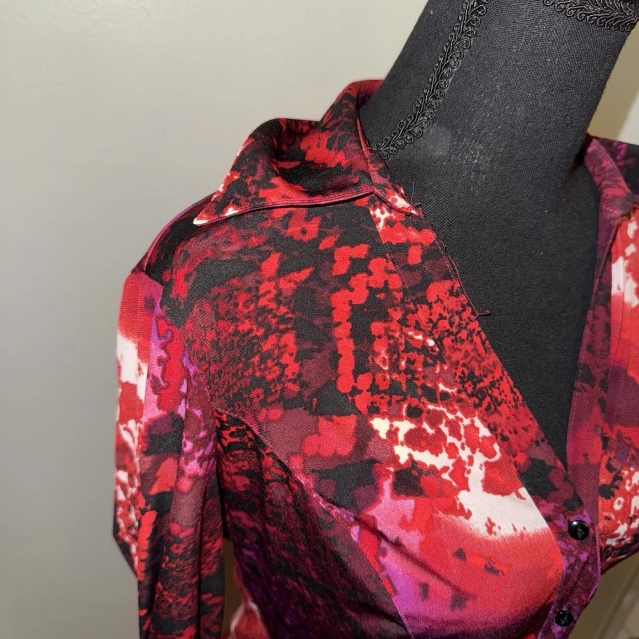 Cache Women's Blouse - Multi/Red - S – Cache Shee… - image 4