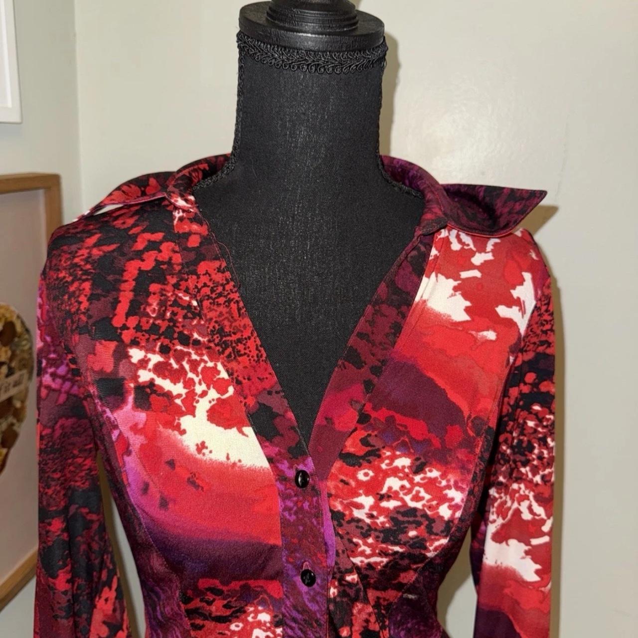 Cache Women's Blouse - Multi/Red - S – Cache Shee… - image 2