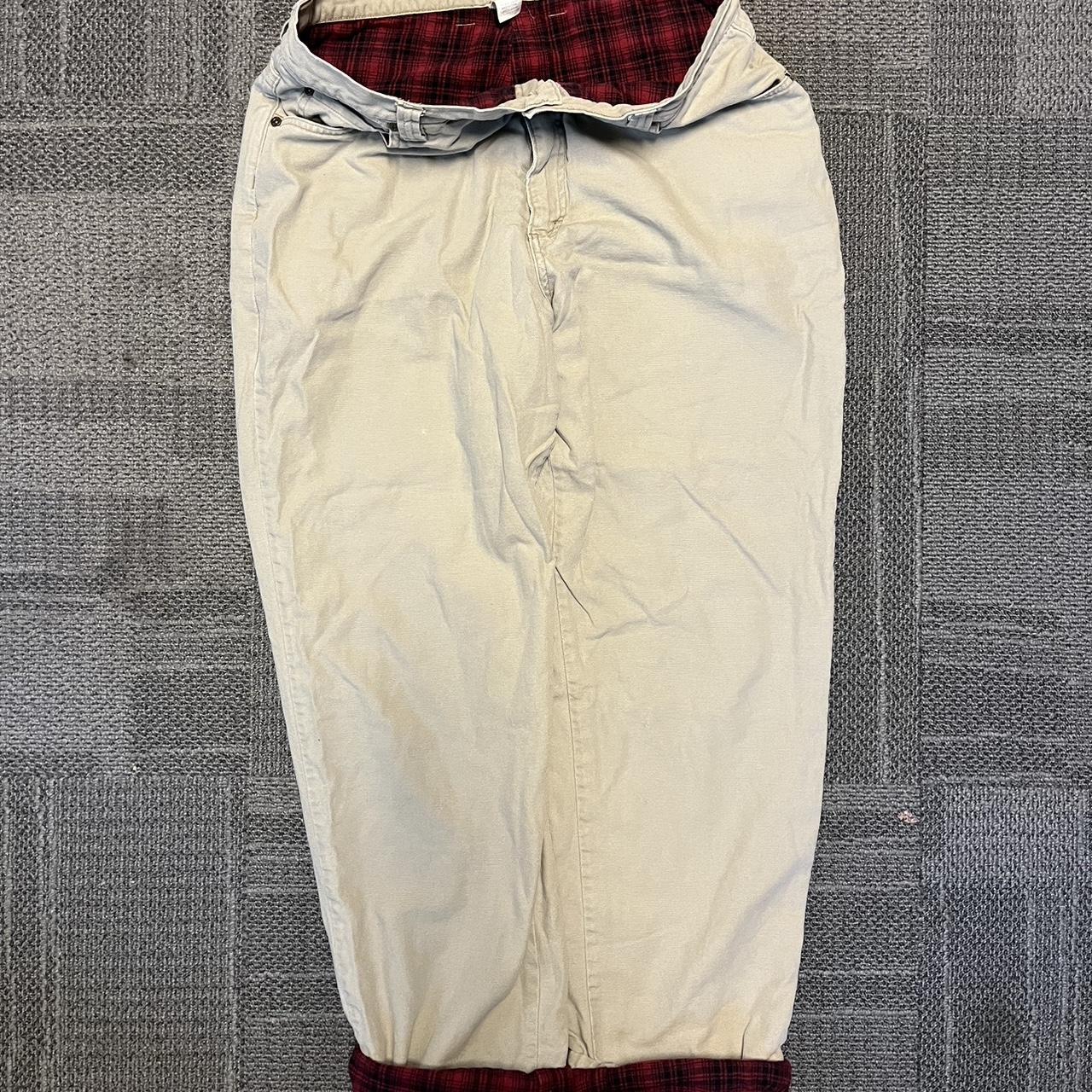 Woolrich Flannel Lined Pants Size X Great Depop