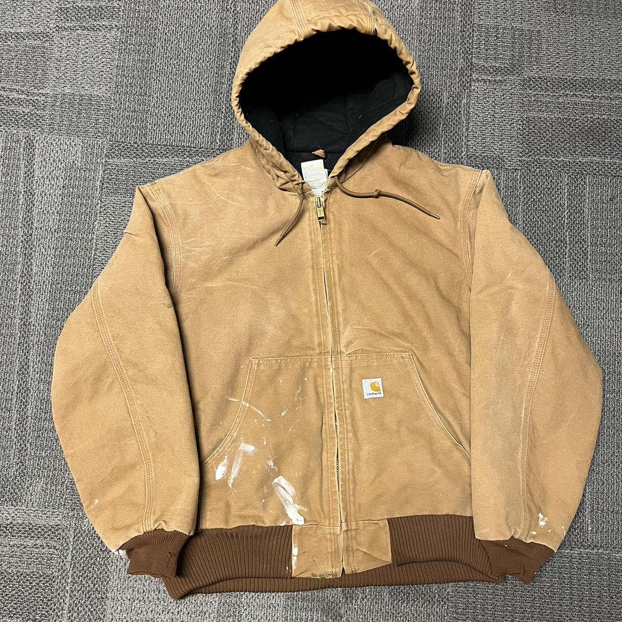 Carhartt Men's Tan Jacket | Depop