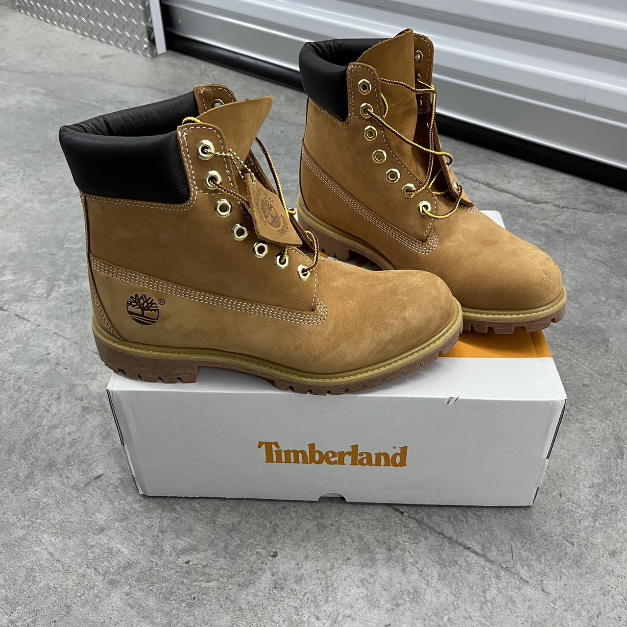 Timberland Tan Work Boots -Like New Condition, wore... - Depop