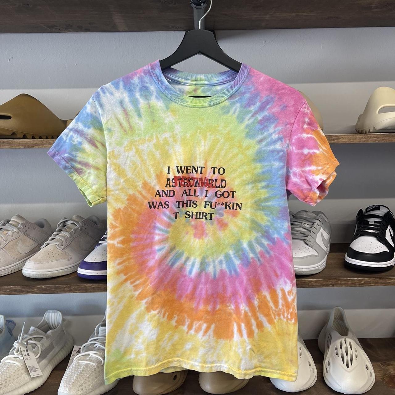 i went to astroworld and all i got was this t shirt tie dye