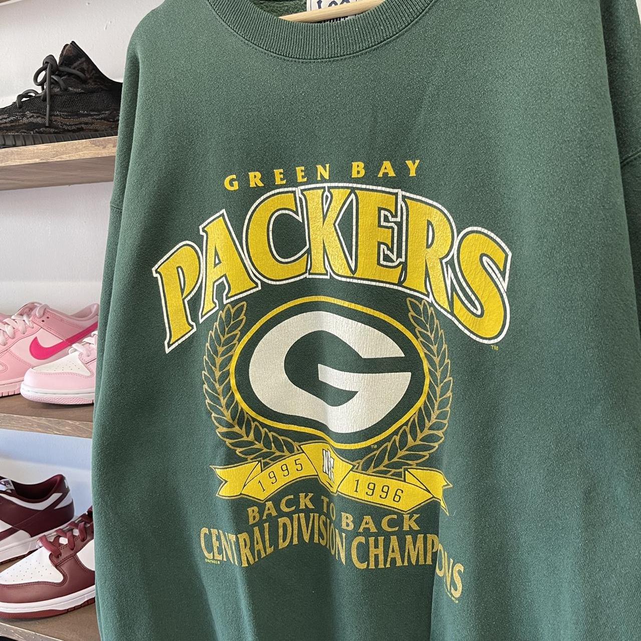 Vintage 90s Green Bay Packers Sweatshirt - Depop