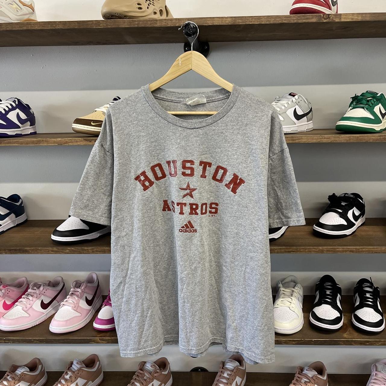 Vintage Y2K Houston Astros Logo Shirt Mens - Depop