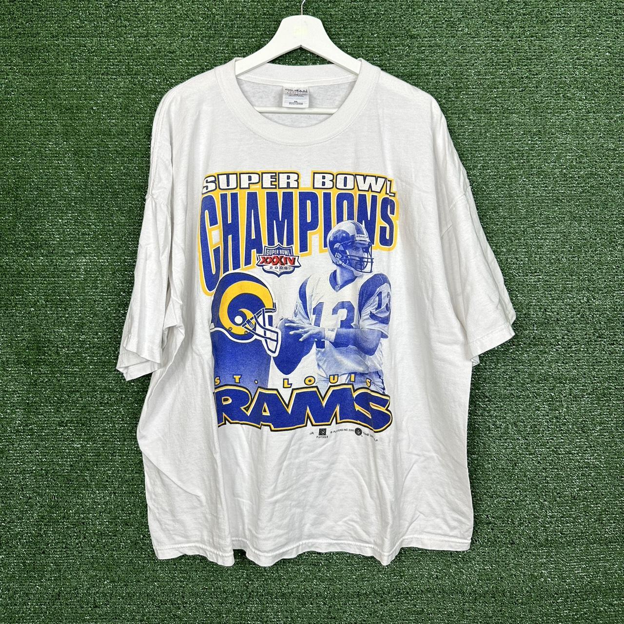 Vintage Y2K Nike Team St. Louis Rams #13 Kurt Warner - Depop