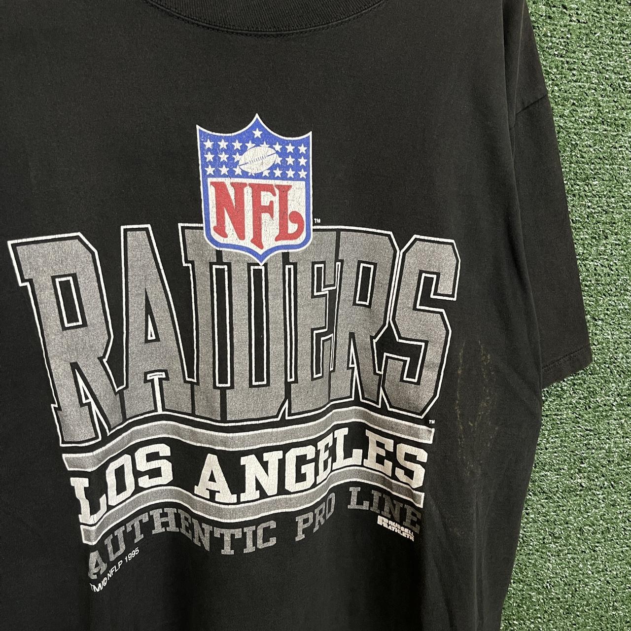 Vintage 90s Los Angeles Raiders Full spellout - Depop