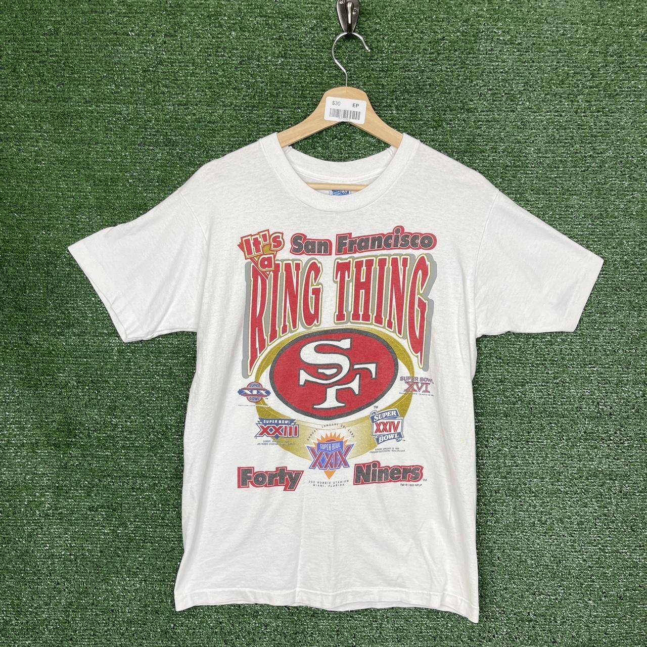 San Francisco 49ers Black Shirt Vintage looking - Depop