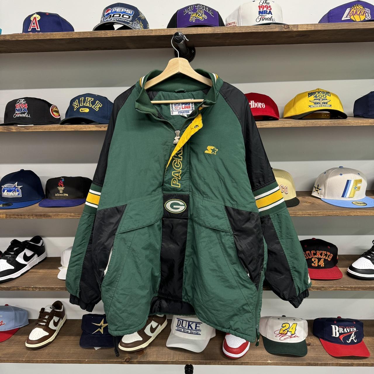 Vintage S Green Bay Packers Starter Puffer Depop