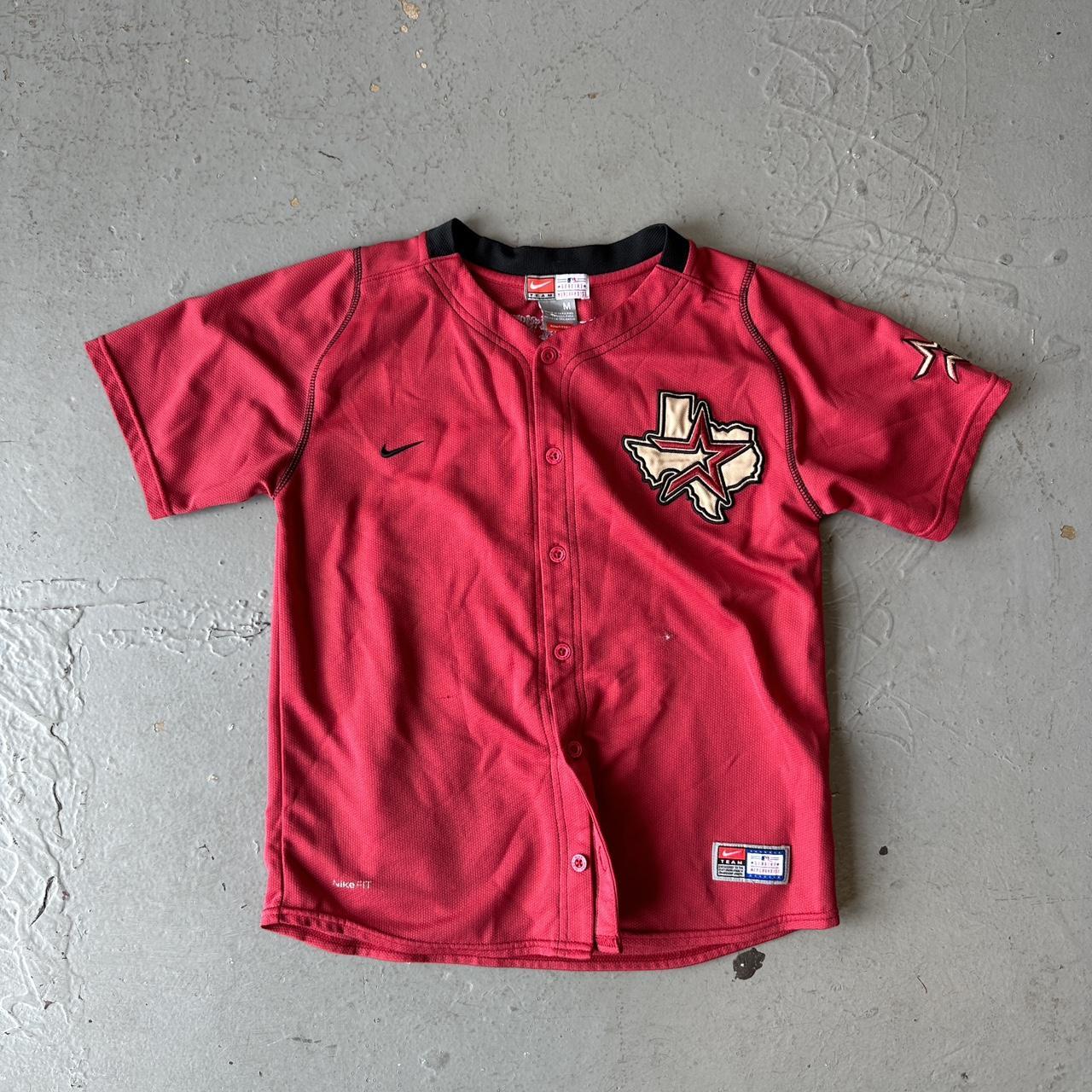 Vintage Houston Astros Jersey kids Size: Medium... - Depop