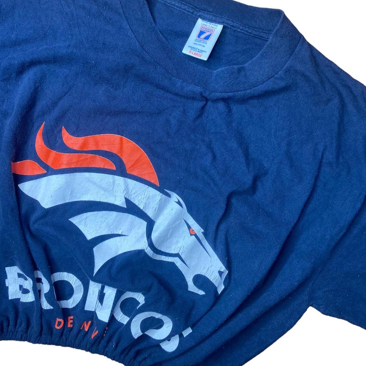 Tops, Denver Broncos Reworked Crop Top