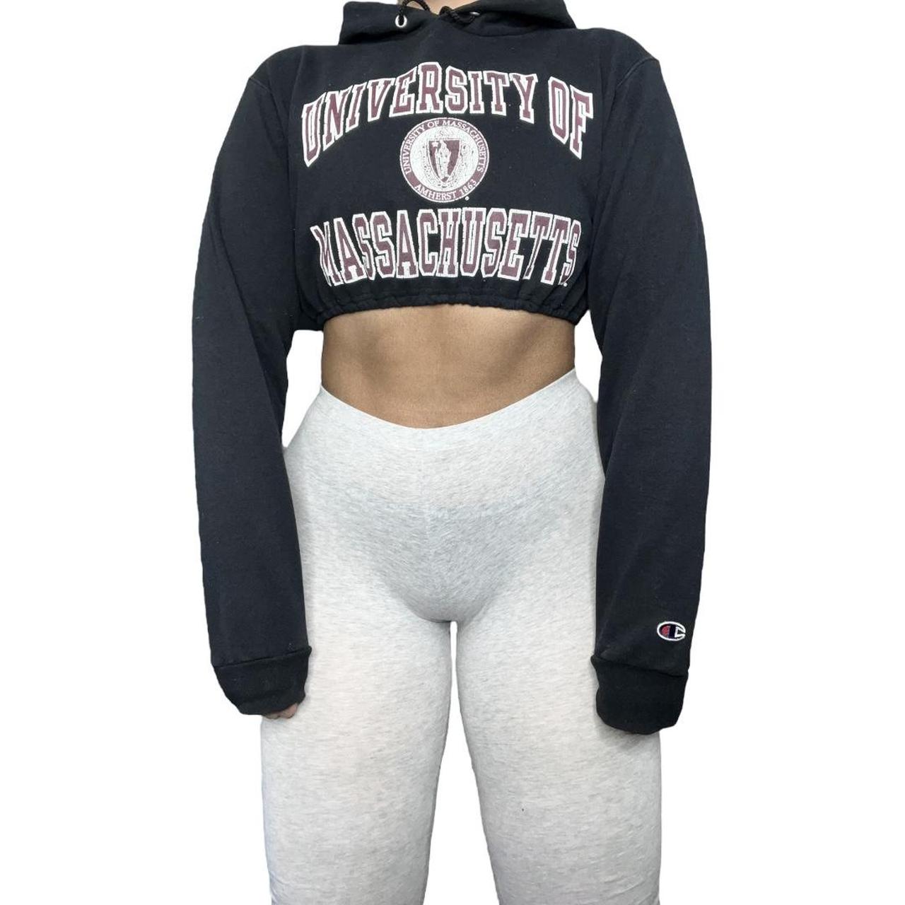 reworked custom Umass Amherst Cropped Depop