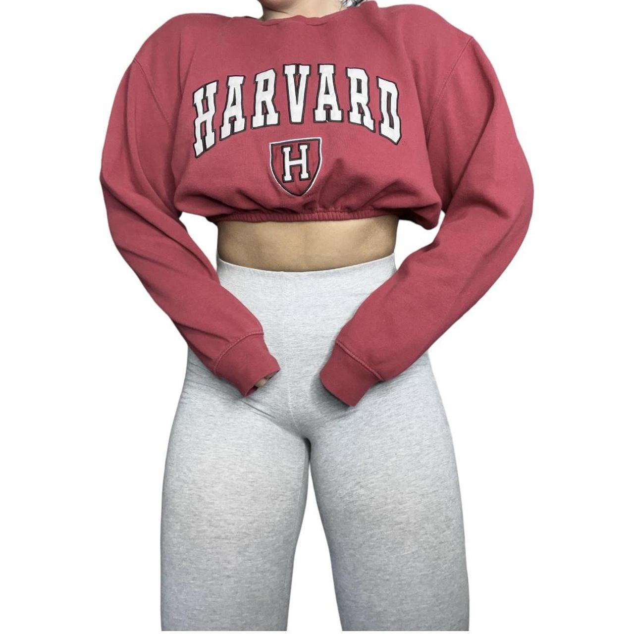 Cropped on sale harvard sweatshirt