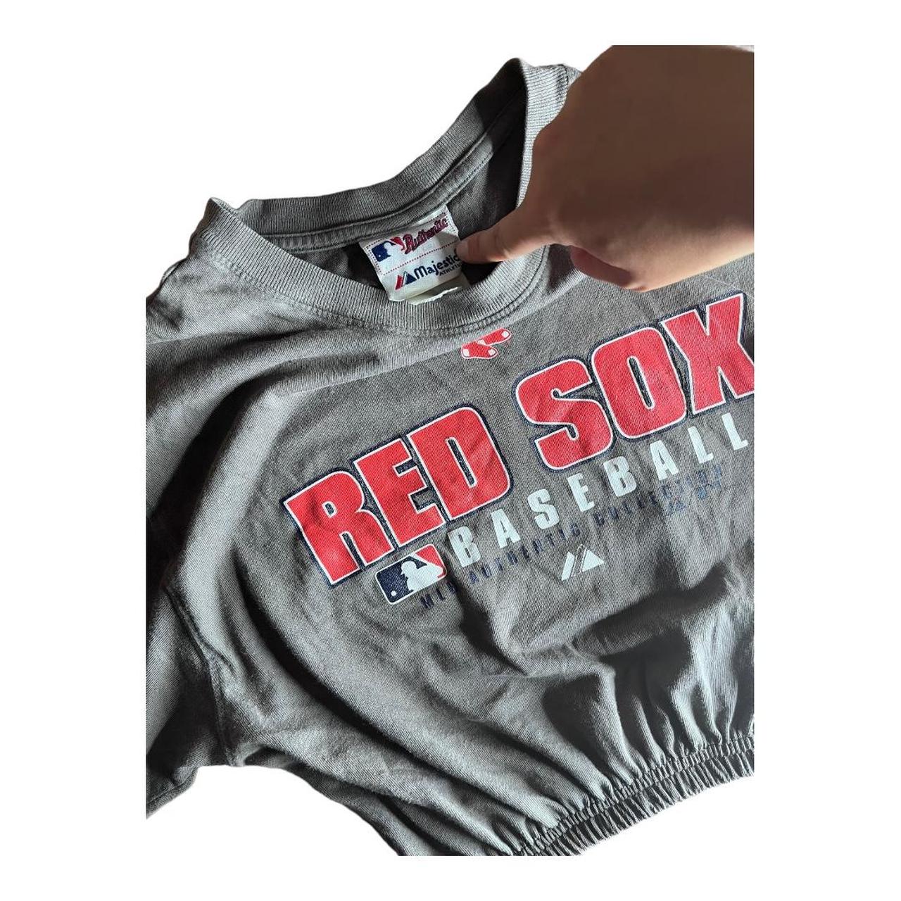 Reworked Boston Graphic Crop Top