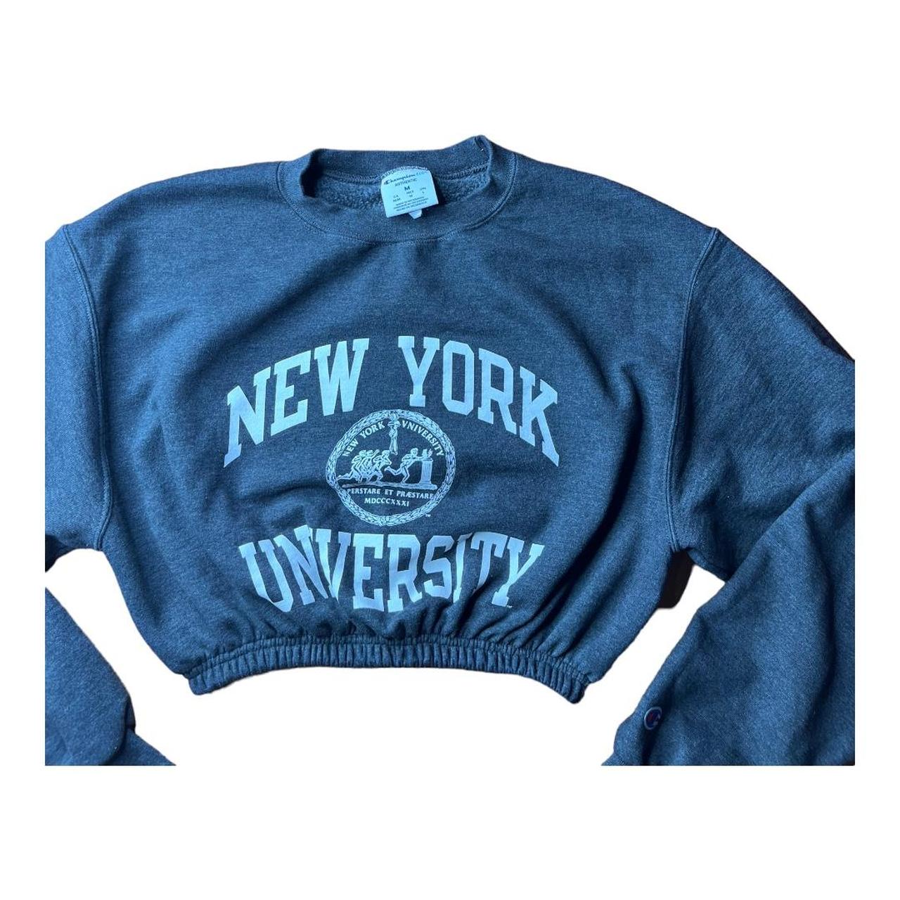 New York Yankees Reworked Long sleeve Crop Top