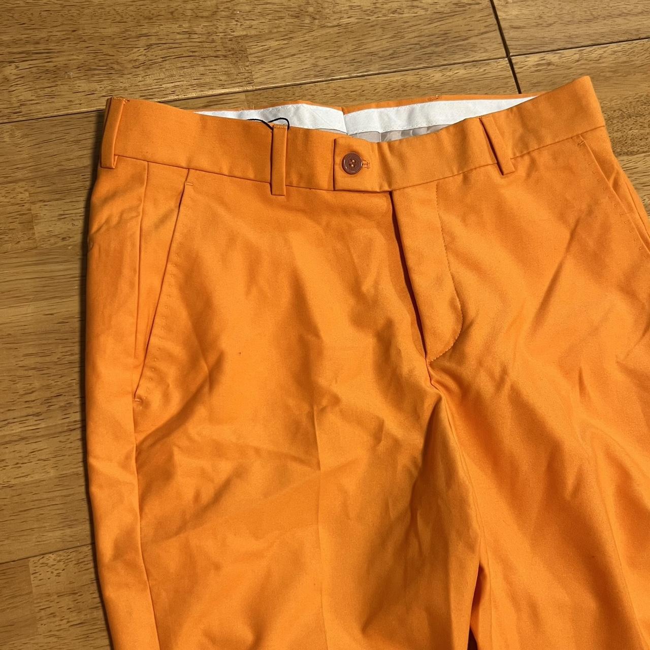 boohooMAN orange skinny dress pants. Excellent... Depop