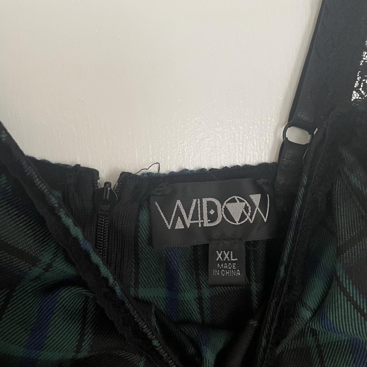 Dolls Kill Women's Green and Black Dress Depop