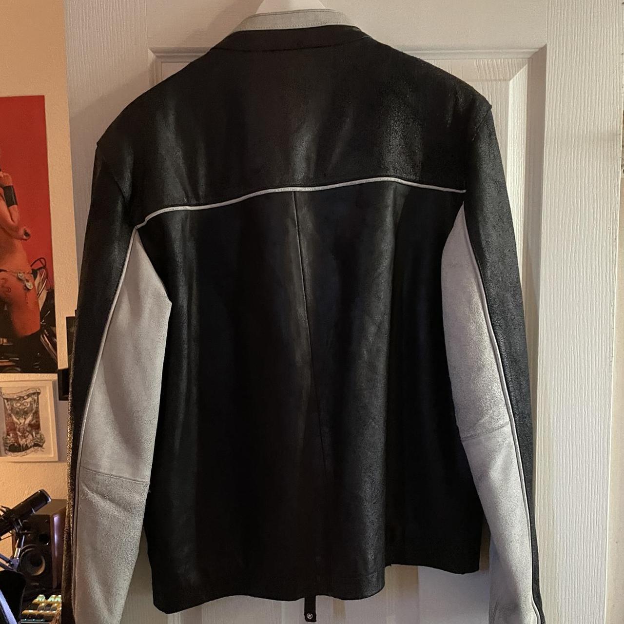 Wilson’s Leather Men's White and Black Jacket (2)