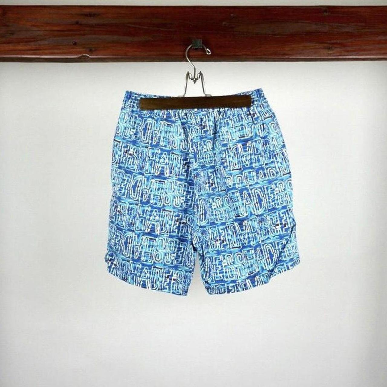 American Vintage Men's Blue and White Shorts (2)