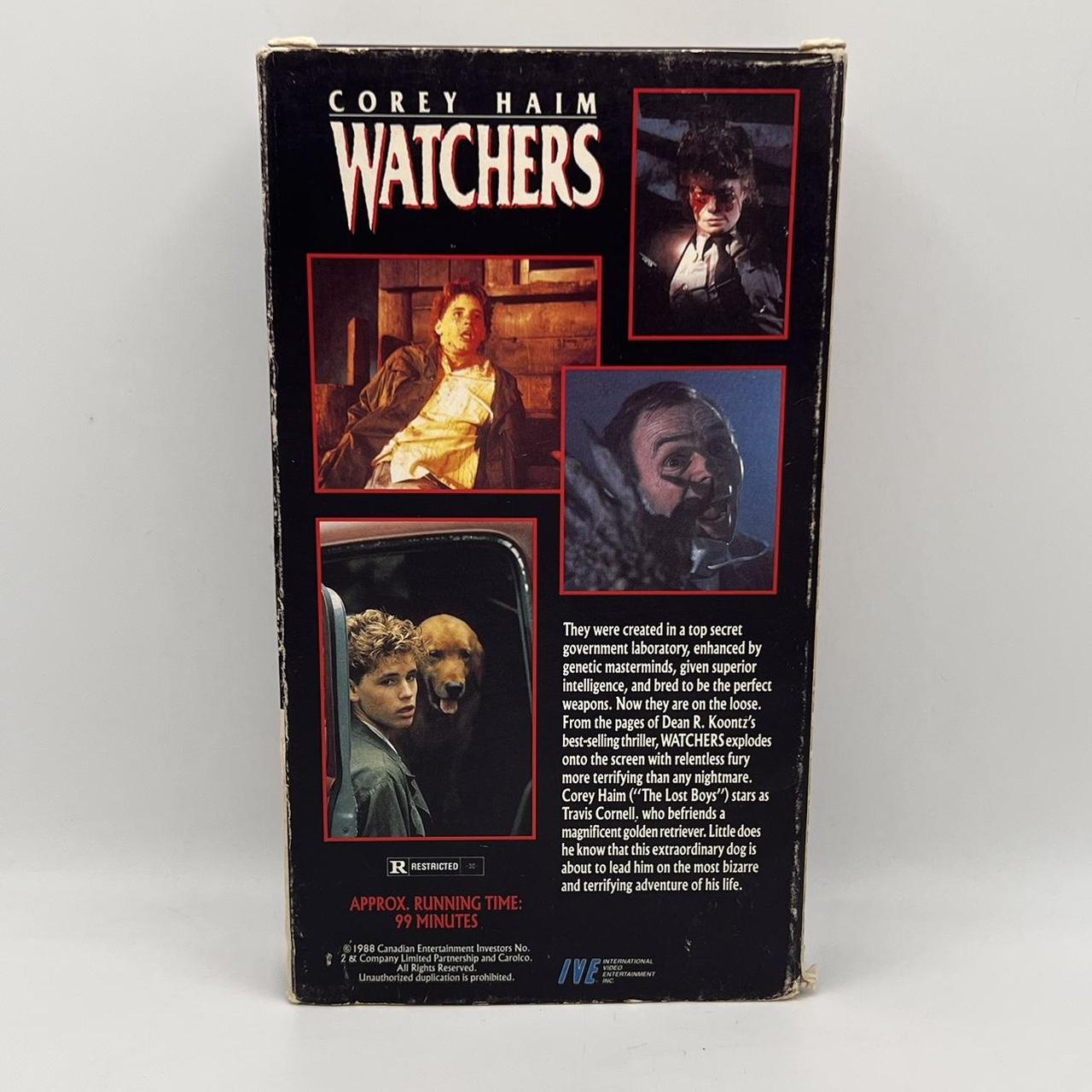 The Watchers (VHS, 1988) Corey Haim Thriller Horror... Depop