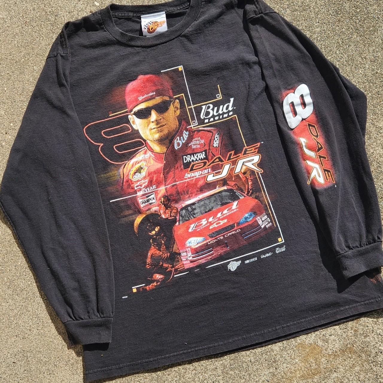 Vintage Dale Earnhardt Jr Nascar Tee Size: M, - Depop