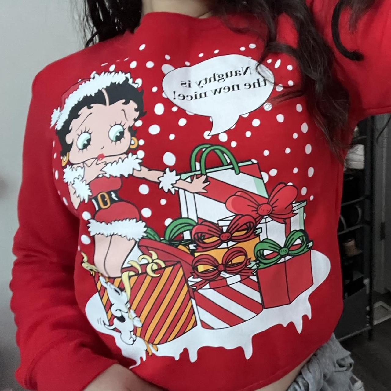 Betty boop christmas online sweater