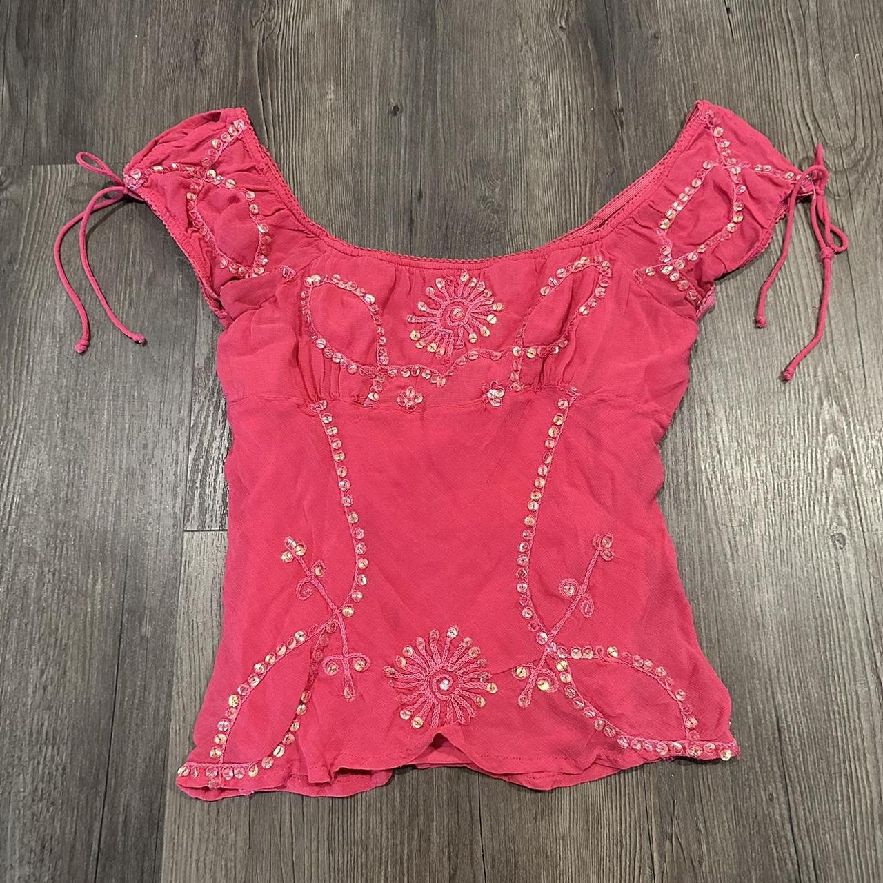 Charlotte Russe Women's Pink Blouse
