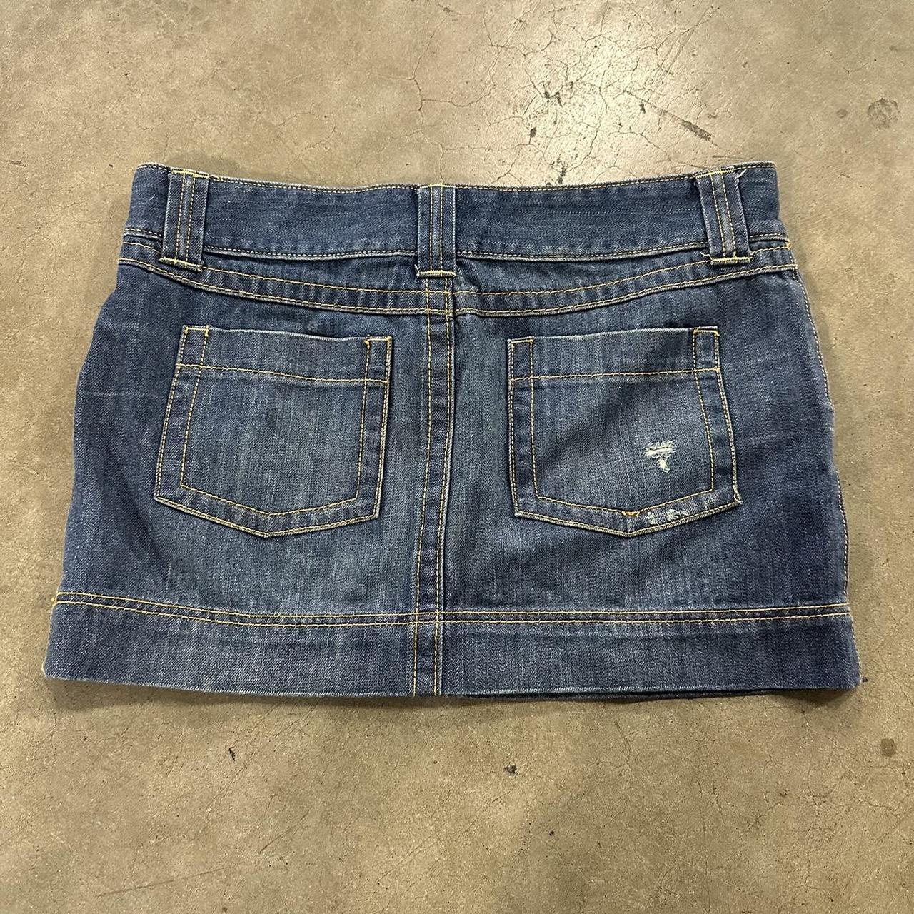 Mini denim skirt. Size 10 old navy no flaws. Waist... Depop