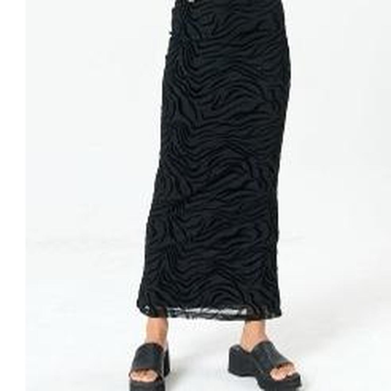 Glassons Mesh Maxi Skirt Size L Depop