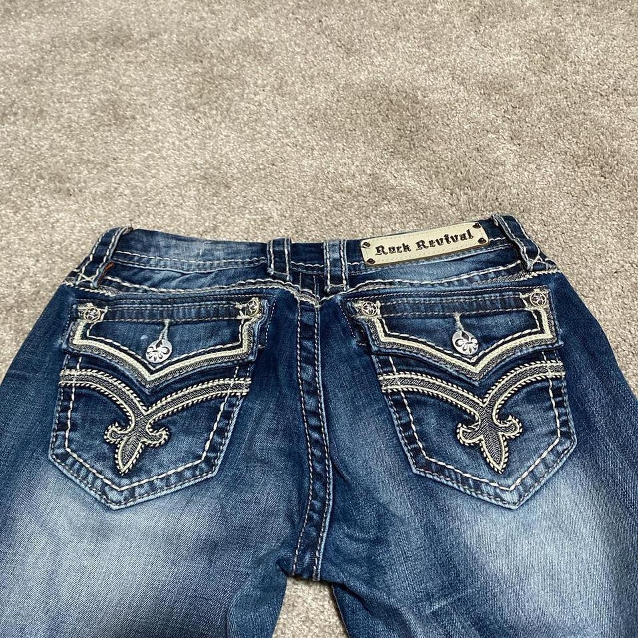 Rock Revival Jeans 28 Skinny fit #rockrevival... - Depop