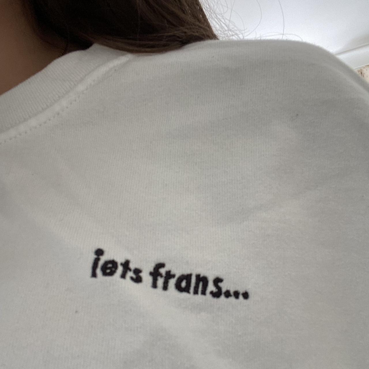 iets frans white sweatshirt - Depop