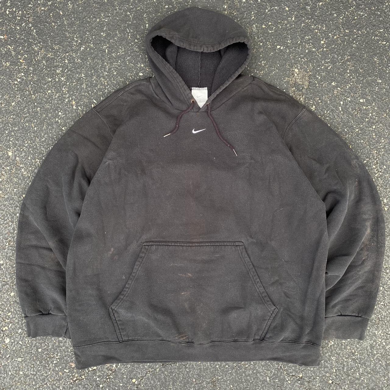 Vintage Nike Center Swoosh NY Yankees Hoodie 22 x - Depop