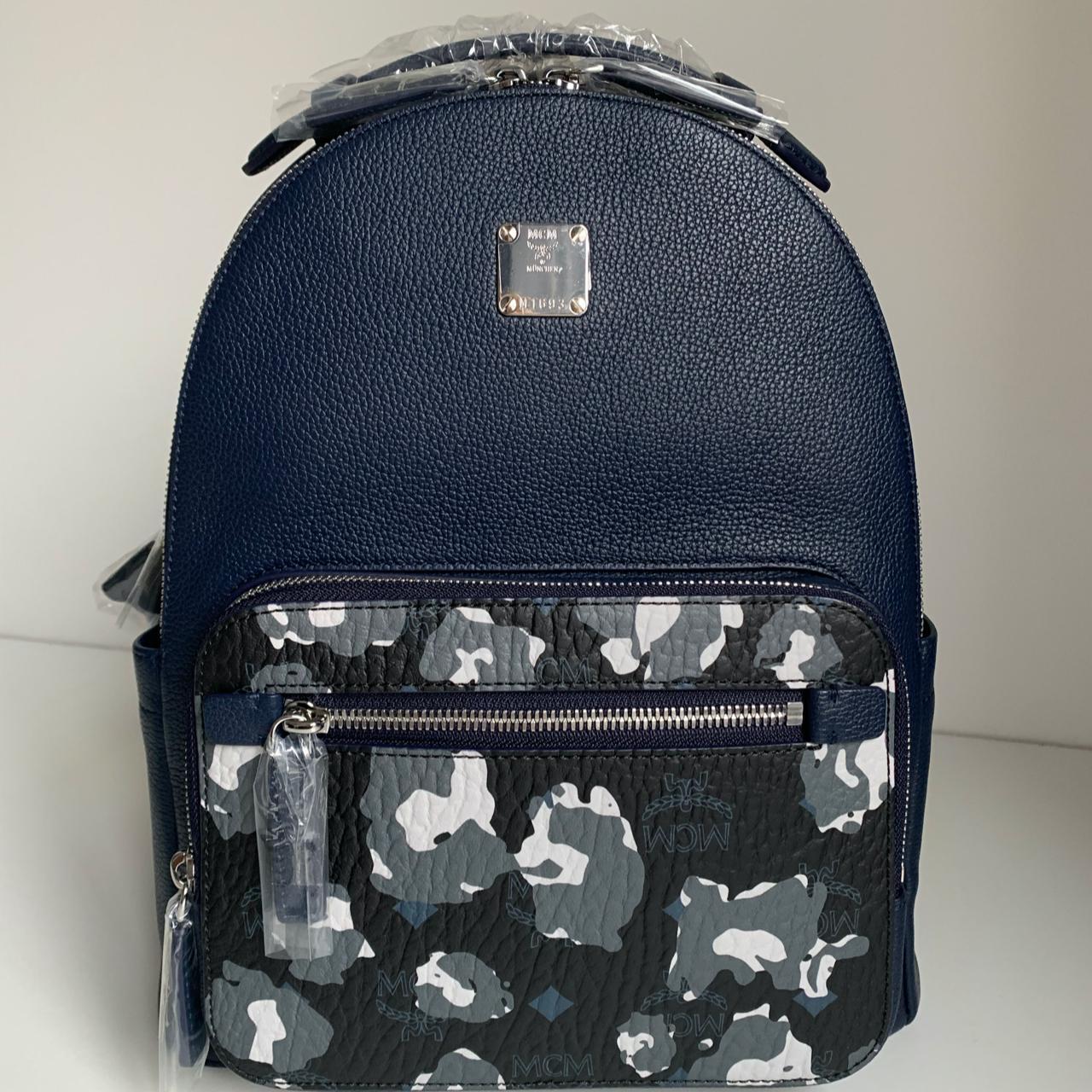 Mcm backpack men's clearance black