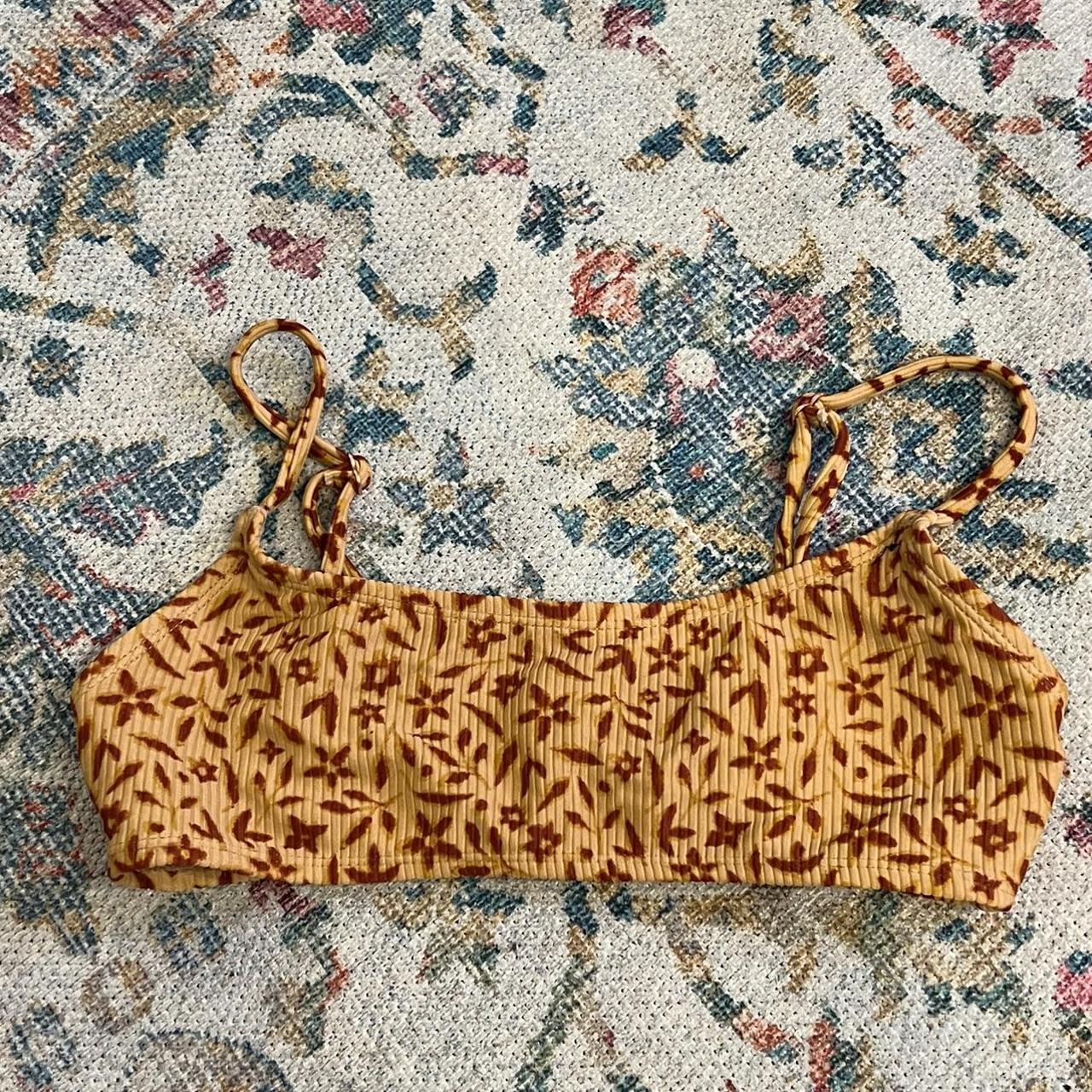 Cotton on bikini top Ribbed scoop bikini top with... Depop