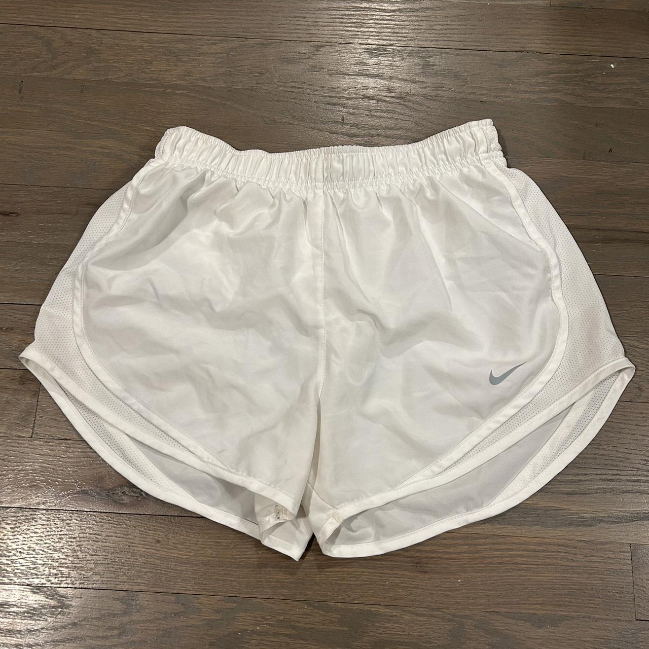White Nike shorts Drifit, size S No marks or stains! Depop